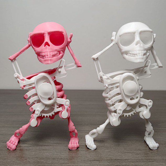 3D Model Mini Skull Printing Customized Funny Style Lucky Toy Finished Product Decompression Tool - Image 2