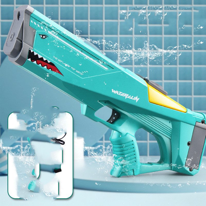 Automatic Electric Water Gun Toys Shark High Pressure Outdoor Summer Beach Toy Kids Water Fight Pool Party Water Toy - Image 3