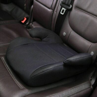 Car Booster Seat Safety Chair Cushion Pad For Toddler Children Kids Sturdy Black