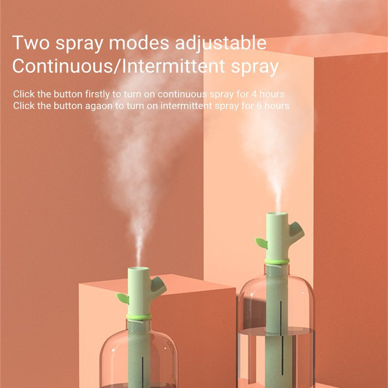 Mini Portable USB Air Humidifier Water Bottle Branch Ultrasonic Cool Mist Maker Fogger Humidificador Diffuser For Home Office - Image 5