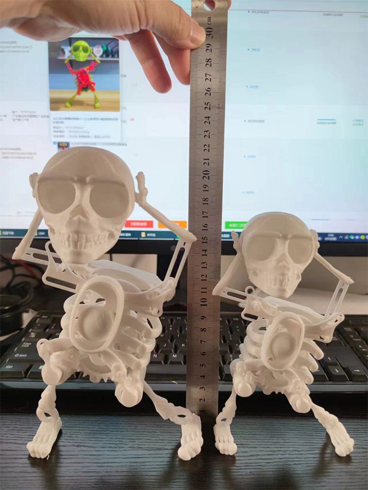 3D Model Mini Skull Printing Customized Funny Style Lucky Toy Finished Product Decompression Tool - Image 4