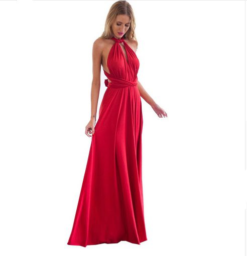Women's Sexy Long Party Dress Club Floor-Length Summer Backless Bandage Maxi Dress Multiway Bridesmaids Boho Women Dress Vestidos - Image 3