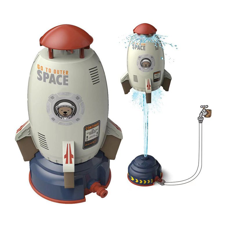 Rocket Launcher Toys Outdoor Rocket Water Pressure Lift Sprinkler Toy Interaction In Garden Lawn Water Spray Toys For Kids Summer Gadgets - Image 6