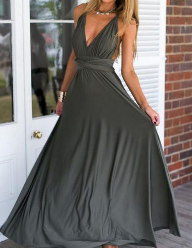 Women's Sexy Long Party Dress Club Floor-Length Summer Backless Bandage Maxi Dress Multiway Bridesmaids Boho Women Dress Vestidos - Image 9