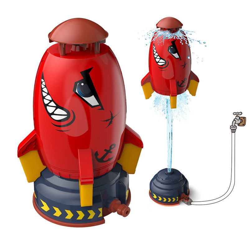 Rocket Launcher Toys Outdoor Rocket Water Pressure Lift Sprinkler Toy Interaction In Garden Lawn Water Spray Toys For Kids Summer Gadgets - Image 4