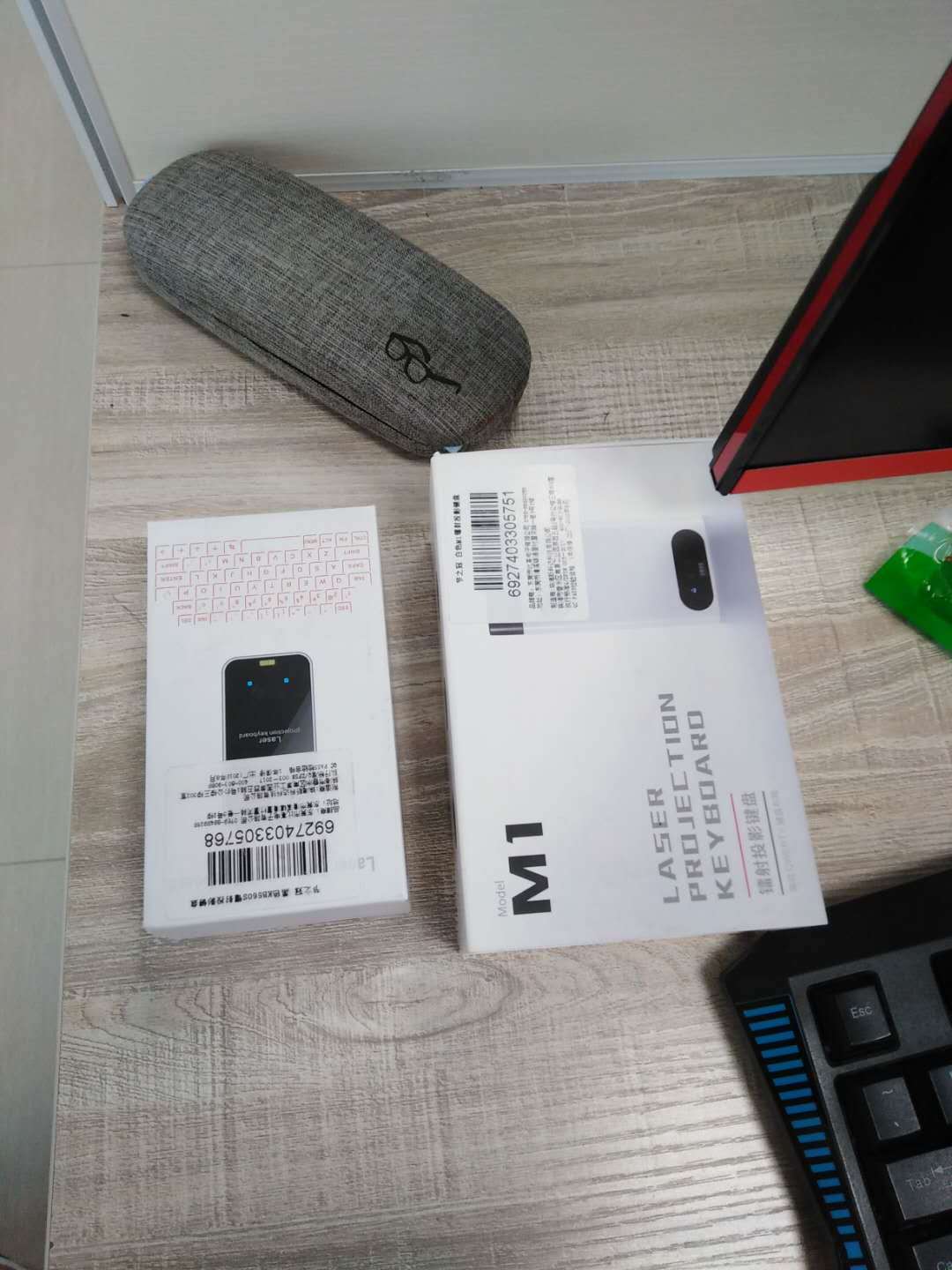 LEING FST Virtual Laser Keyboard Bluetooth Wireless Projector Phone Keyboard For Computer Pad Laptop With Mouse Function - Image 8