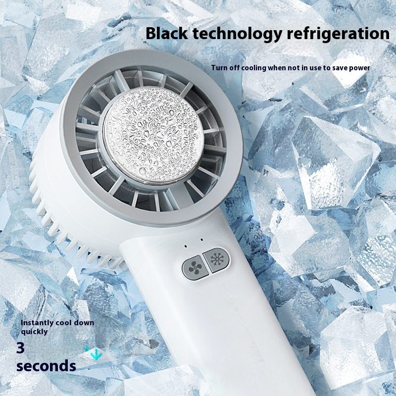 Summer Gadget Handheld Turbo Jet Fan Mini Portable Ice Cold Fan Generation Brushless Motor Wind High Speed Duct Fans Violent Blower - Image 3