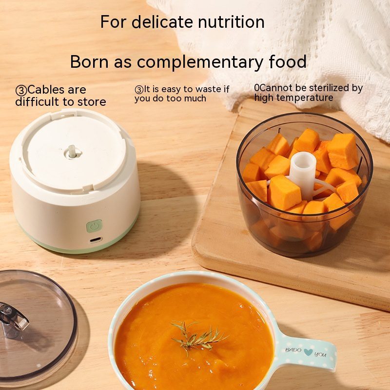 Mini Meat Grinder Household Electric Small Mixer Mincing Machine Automatic Multi-function Filling Intelligent Cooking Machine - Image 3