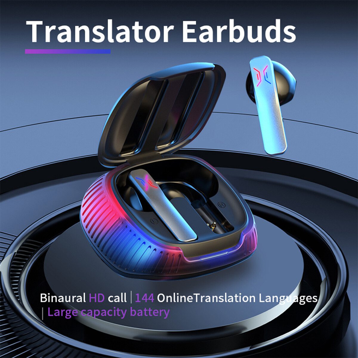 Language Translator Earbuds 144 Language Voice Translator Wireless Device 2025
