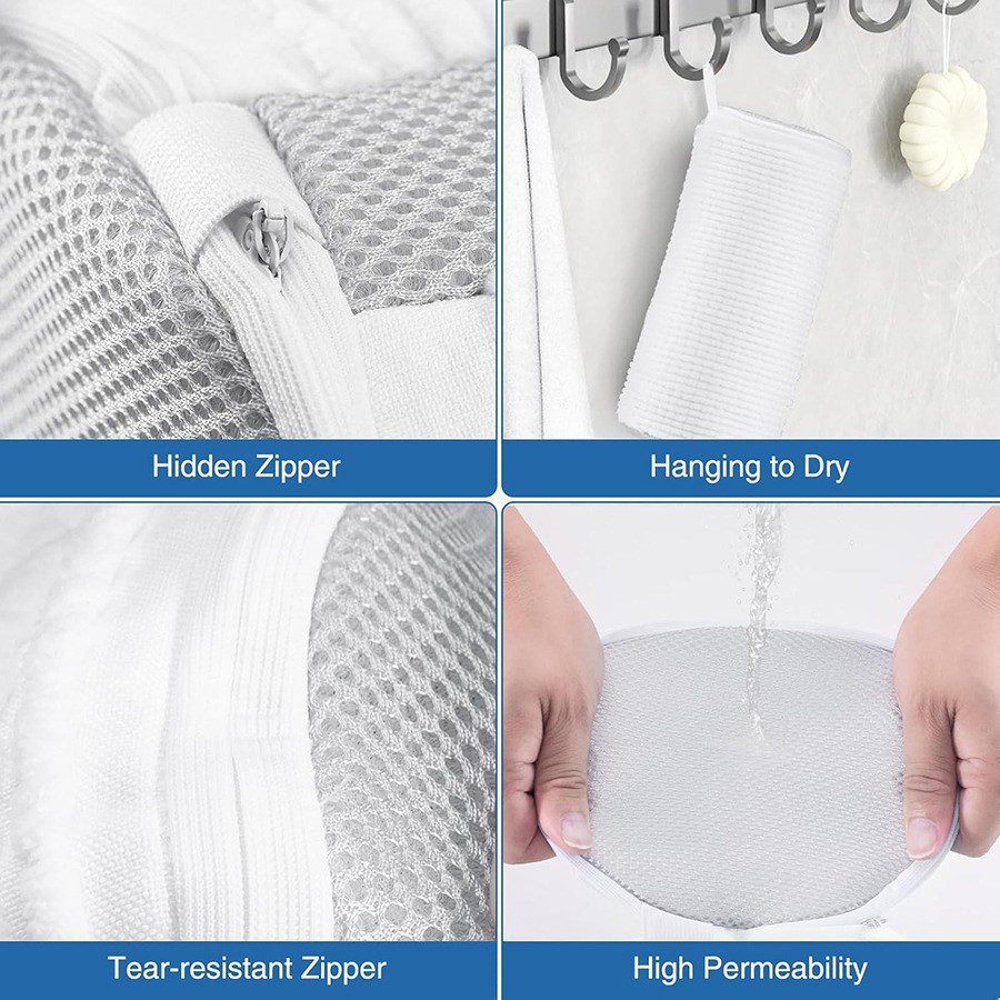 New Laundry Bag Shoe Washing Bag Easily Remove Dirt Washing Bags Anti-deformation Shoes Clothes Organizer - Image 2
