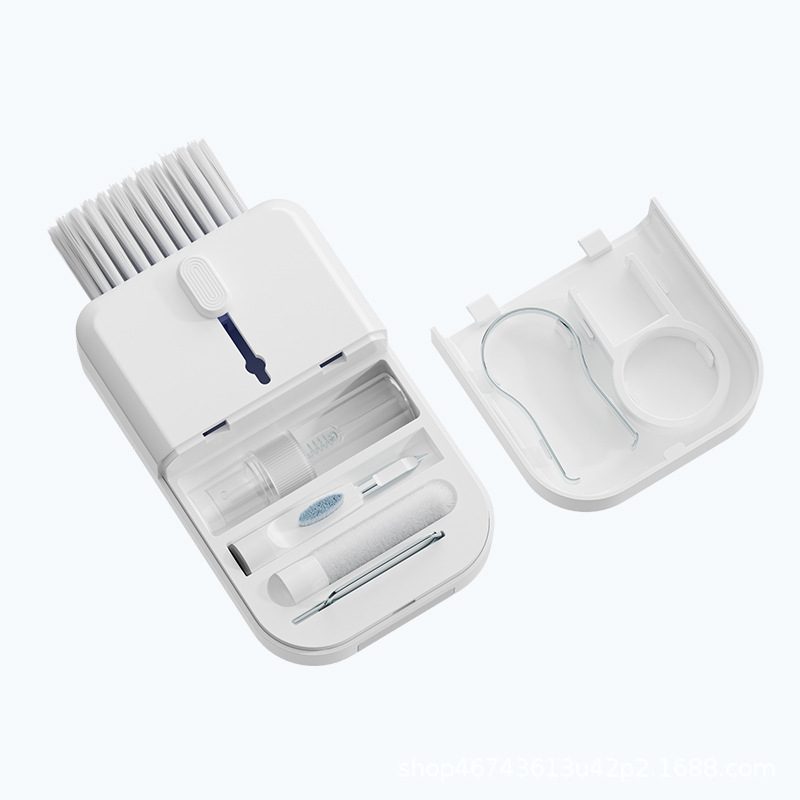Portable 11 In 1 Multifunctional Cleaning Kit Computer Keyboard Cleaner Phone Screen Clean Tools Earphone Clean Brush With Storage Box - Image 6
