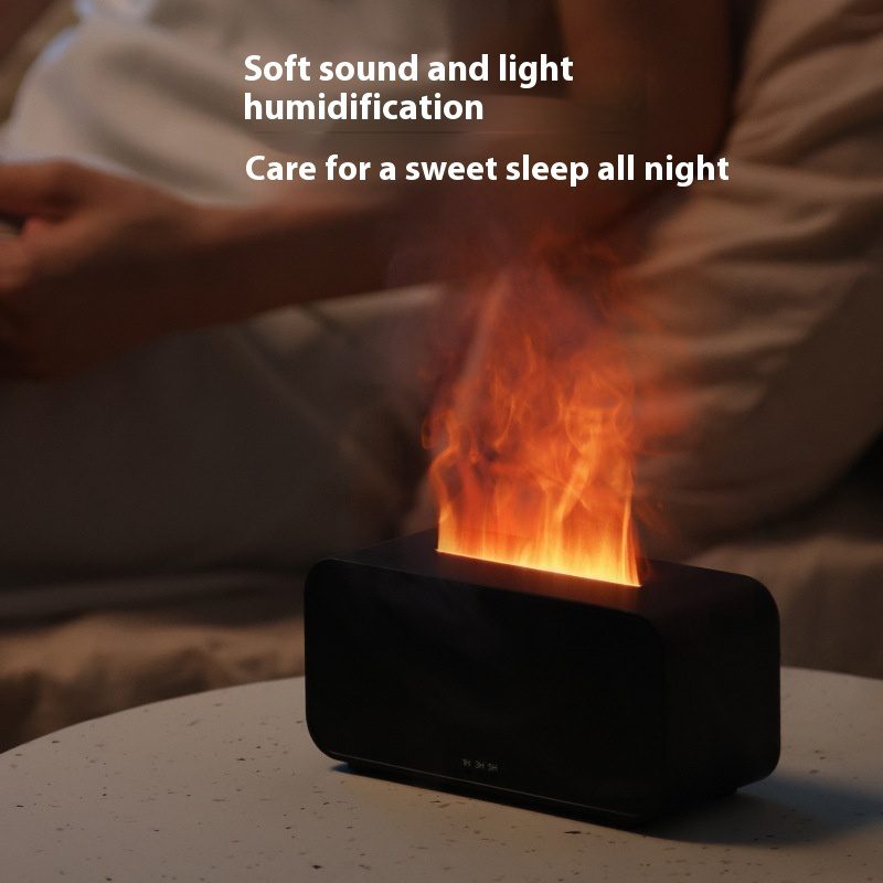 Timing Simulation Aroma Diffuser Usb Household Flame Humidifier Aromatherapy Machine Spray Air Flame Humidifier Diffuser - Image 4