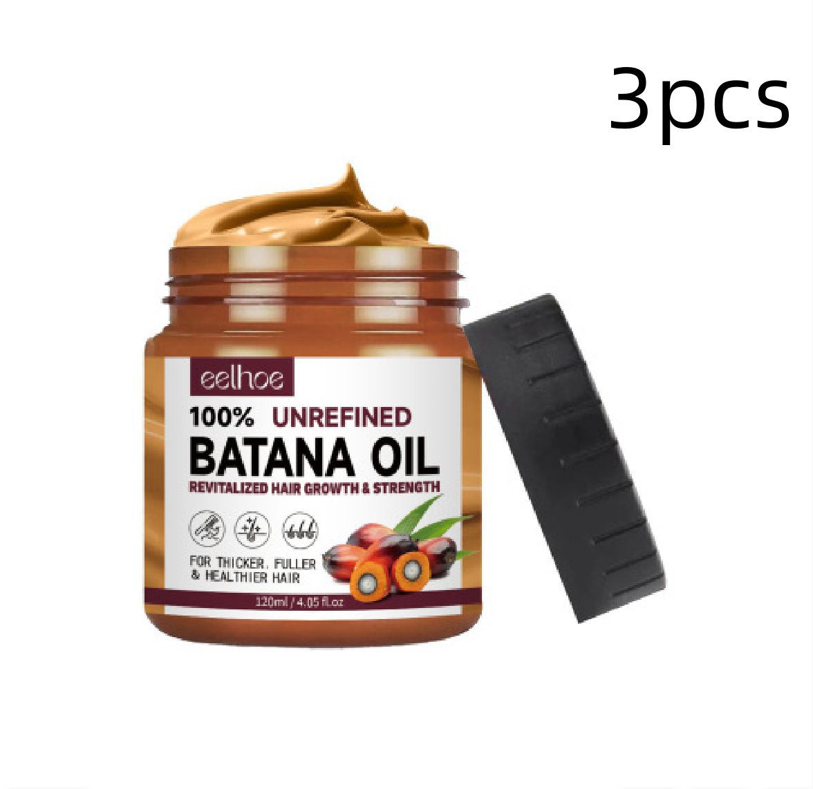 Hair Conditioner Pure Batana Oil Straightening Smoothing Hair Mask Anti Hair Loss Treatments Split Ends Damaged Fluffy Hair - Image 8