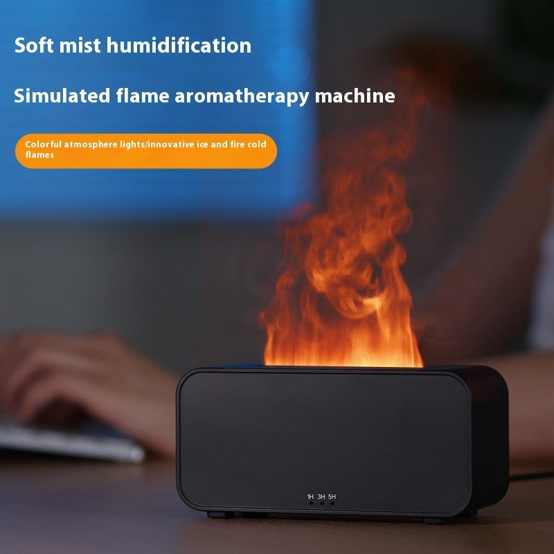Timing Simulation Aroma Diffuser Usb Household Flame Humidifier Aromatherapy Machine Spray Air Flame Humidifier Diffuser - Image 3