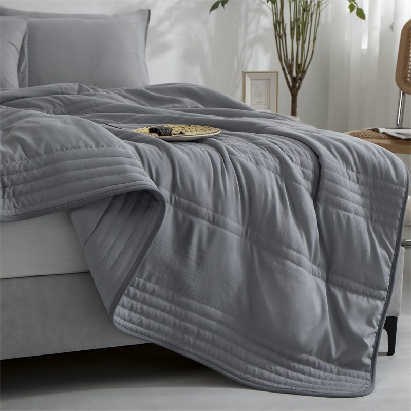 Cooling Blankets Pure Color Summer Quilt Plain Summer Cool Quilt Compressible Air-conditioning Quilt Quilt Blanket - Image 10