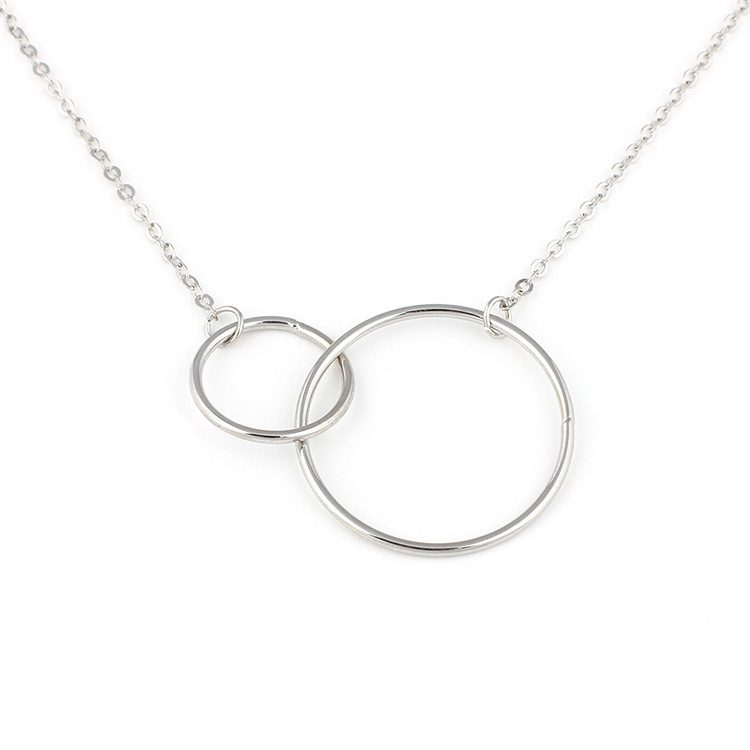 Necklace Double OT Chain Necklace Pendant Necklace - Image 3