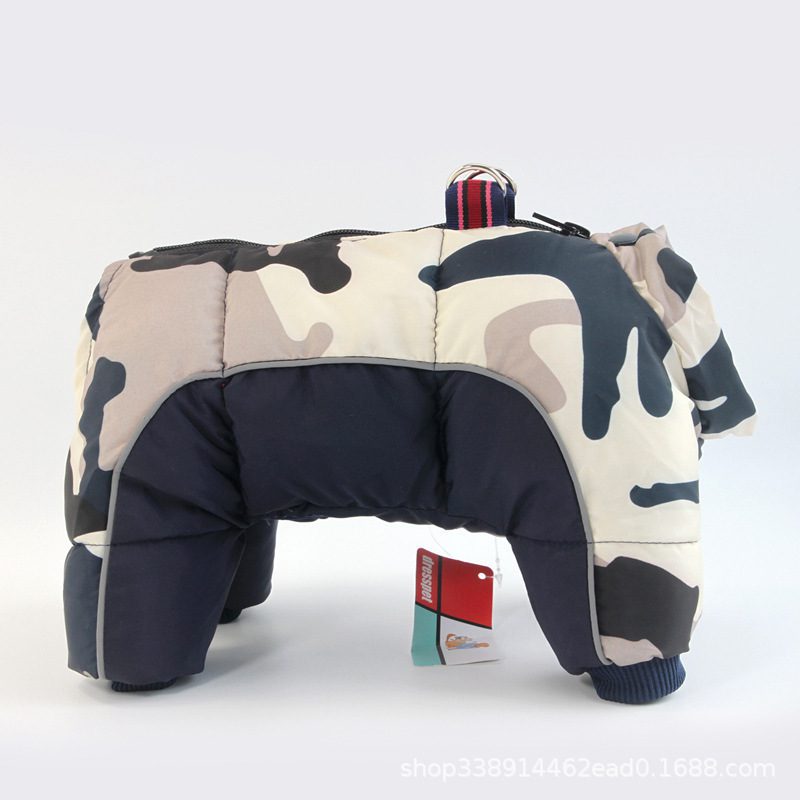 Pet Dog Winter Clothes Thick Warm Down Jacket Teddy Cotton Coat - Image 9