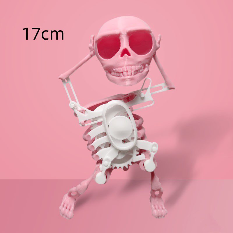 3D Model Mini Skull Printing Customized Funny Style Lucky Toy Finished Product Decompression Tool - Image 7