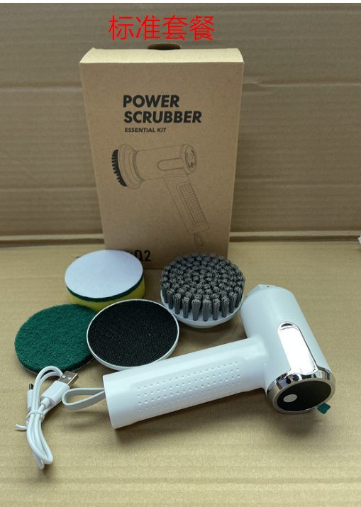 Multifunctional Smart Display Electric Cleaning Brush Wireless Kitchen Sink Cleaning Brush Waterproof Electric Pot Brush Cleaning Tool - Image 7
