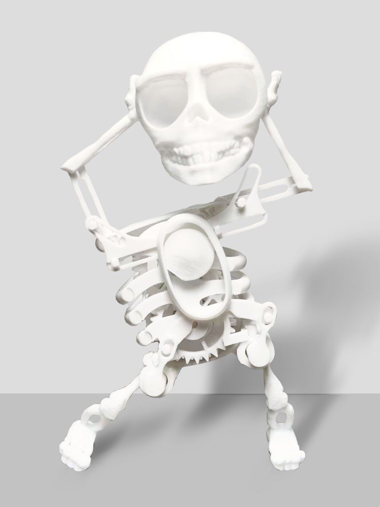 3D Model Mini Skull Printing Customized Funny Style Lucky Toy Finished Product Decompression Tool - Image 5