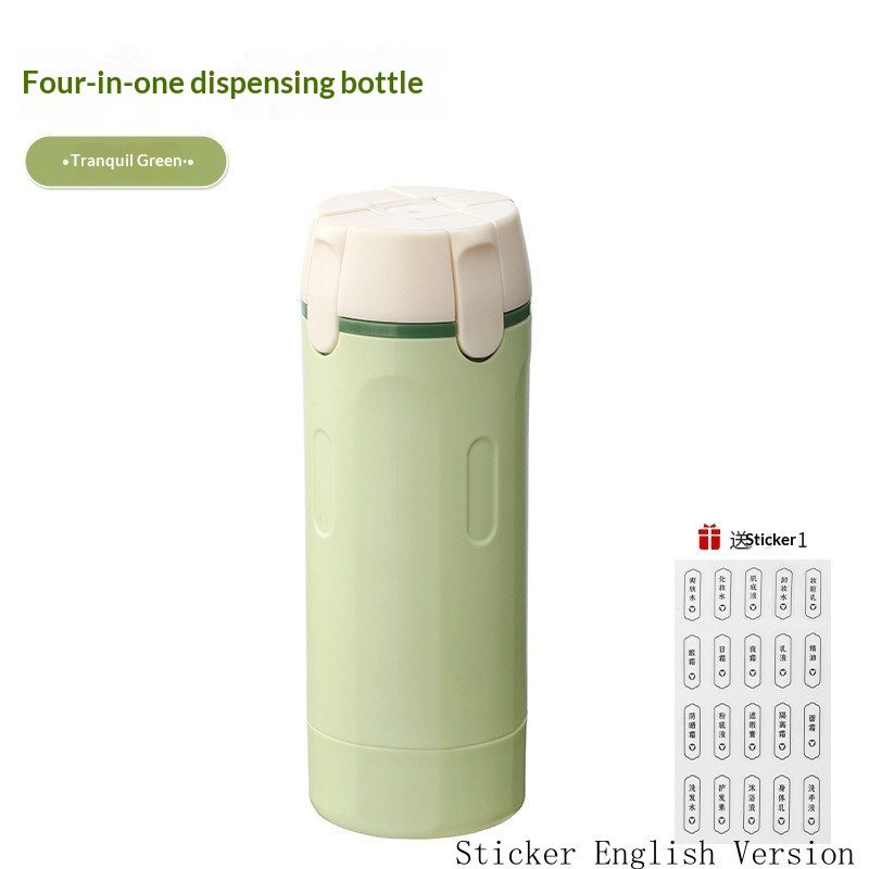 4 In 1 Travel Dispenser Portable Travel Bottles Leak Proof Leakproof Travel Container For Perfume Shampoo Conditioner Lotion - Image 7