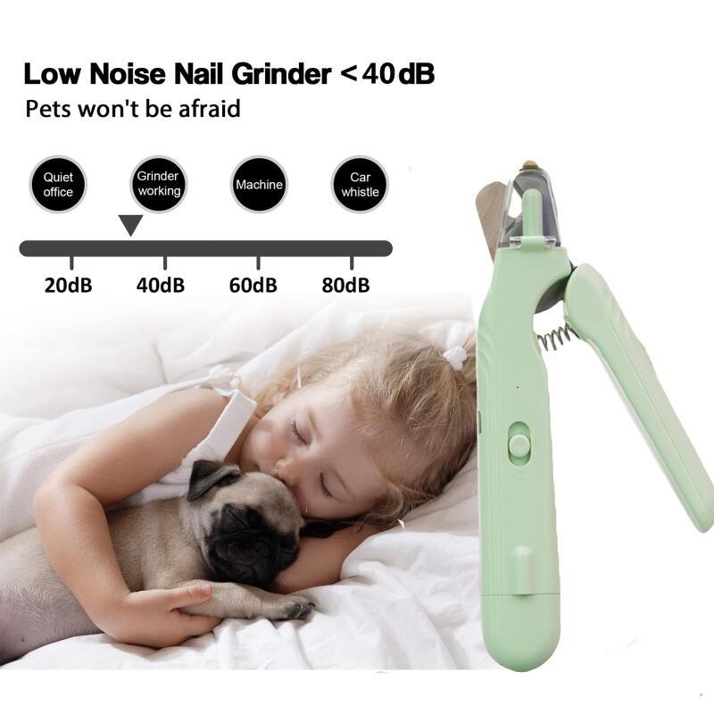 2 In 1 Pet Nail Clippers With Led Light Dog Cat Special Blood Line Scissors Multifunction Animals Paw Nail Trimmer Pet Supplies - Image 4