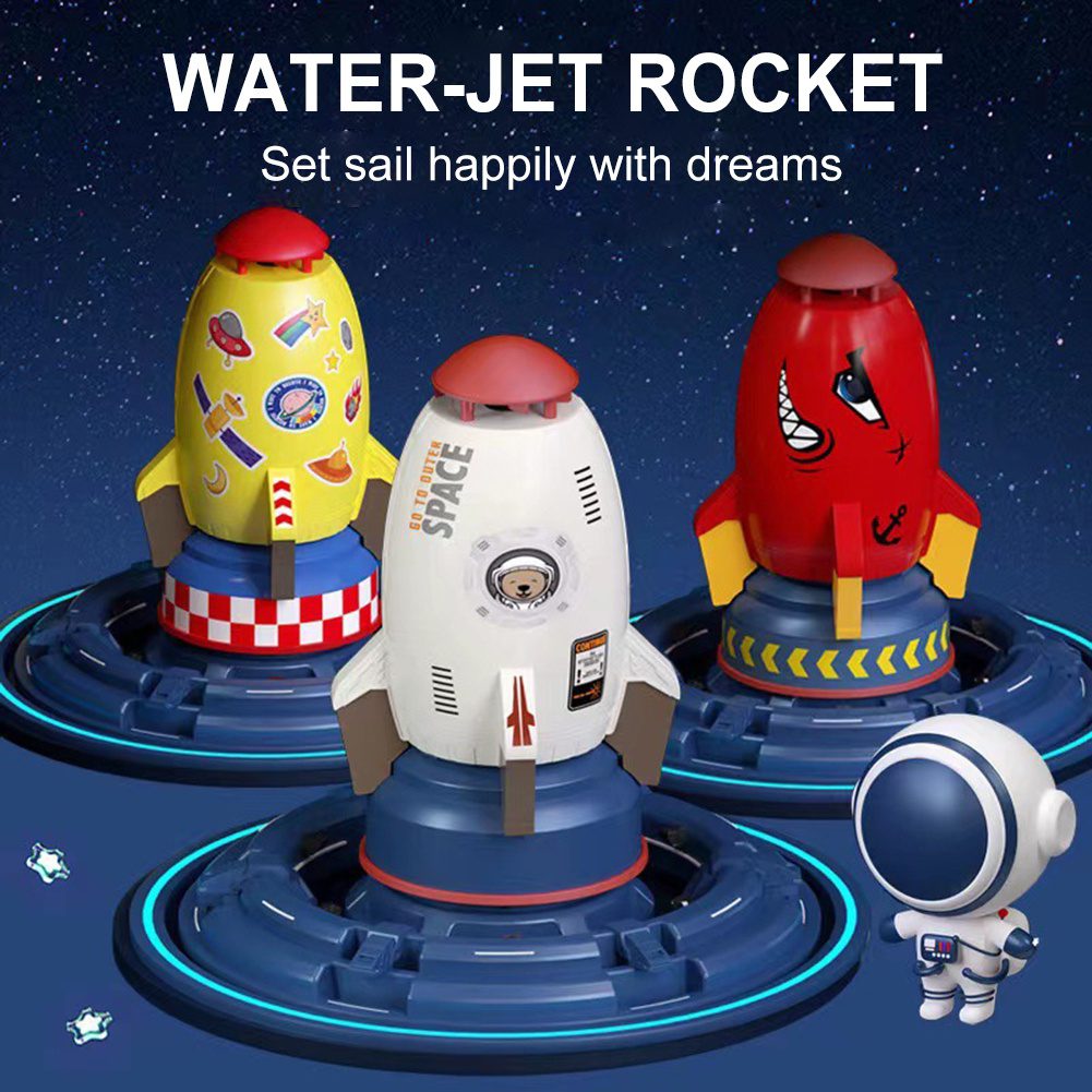 Rocket Launcher Toys Outdoor Rocket Water Pressure Lift Sprinkler Toy Interaction In Garden Lawn Water Spray Toys For Kids Summer Gadgets - Image 2