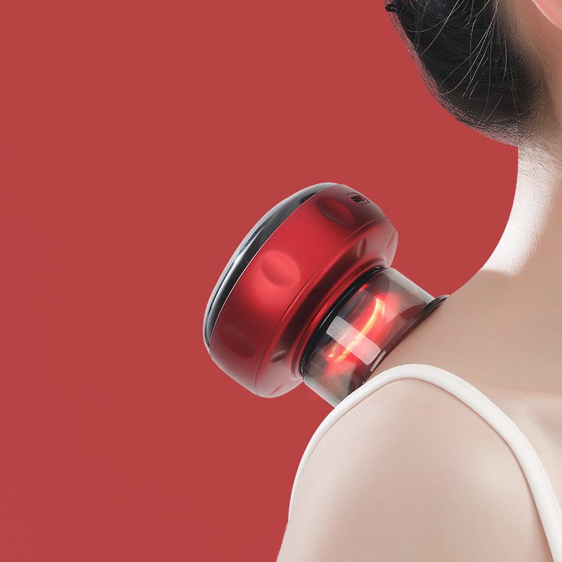 جهاز الحجامة الكهربائية بالتفريغ (Electric Vacuum Cupping Massage Body Cups) مضاد للسيلوليت، جهاز تدليك علاجي للجسم، أكواب حجامة كهربائية للعلاج والكشط (Guasha)، يساعد على حرق الدهون ونحت الجسم والتخسيس. - الصورة 10
