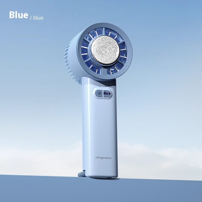 Summer Gadget Handheld Turbo Jet Fan Mini Portable Ice Cold Fan Generation Brushless Motor Wind High Speed Duct Fans Violent Blower - Image 7