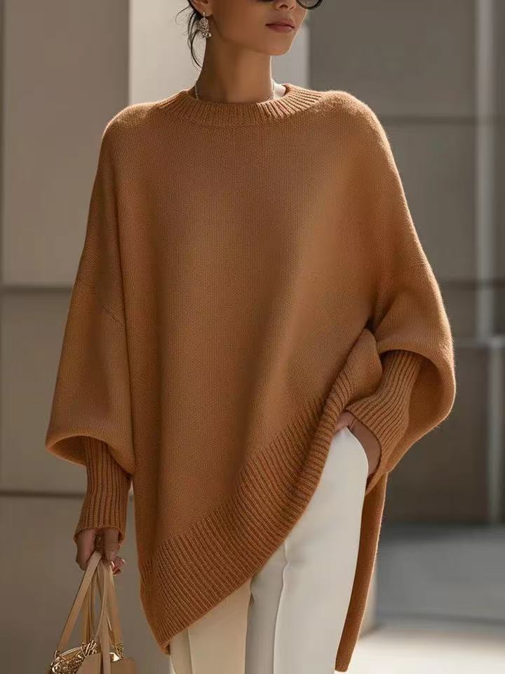 Thick Round Neck Women's Loose All-matching Knitted Pullover Sweater - Image 4