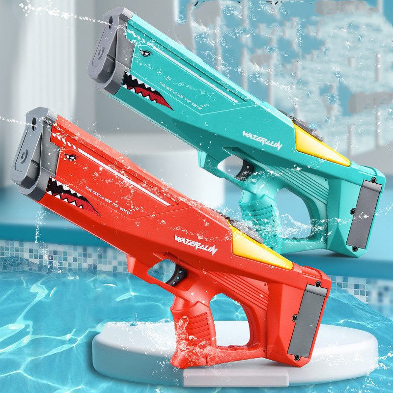 Automatic Electric Water Gun Toys Shark High Pressure Outdoor Summer Beach Toy Kids Water Fight Pool Party Water Toy - Image 2