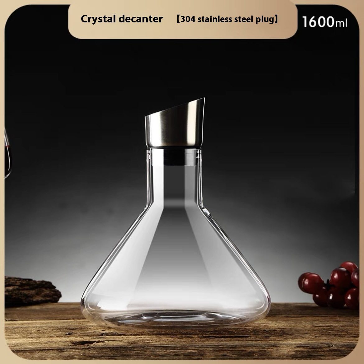 Hot-selling Iceberg Waterfall Wine Decanter Creative Transparent Lead-Free Crystal Glass Wine Dispenser Barware Quick Decanters - Image 10