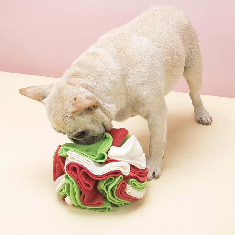 Dog Sniffing Training Blanket Snuffle Ball Mat Detachable Pads Puzzle Toy Pet Supplies For Dogs Cats - Image 2