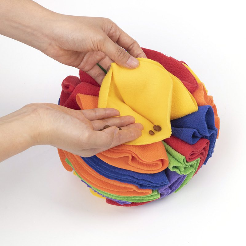 Dog Sniffing Training Blanket Snuffle Ball Mat Detachable Pads Puzzle Toy Pet Supplies For Dogs Cats - Image 3