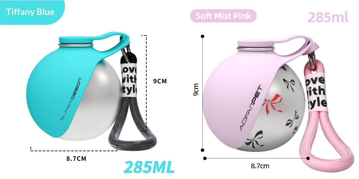 Creative Portable Outdoor Pet Stainless Steel Water Cup Small Dog Water Bottle Convenient Dog Drink Dispenser Puppy Travel Portable Water Bowl Pet Products - Image 9