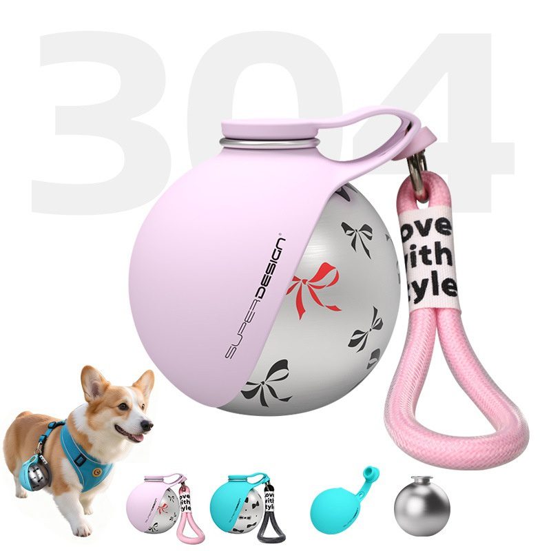 Creative Portable Outdoor Pet Stainless Steel Water Cup Small Dog Water Bottle Convenient Dog Drink Dispenser Puppy Travel Portable Water Bowl Pet Products - Image 2