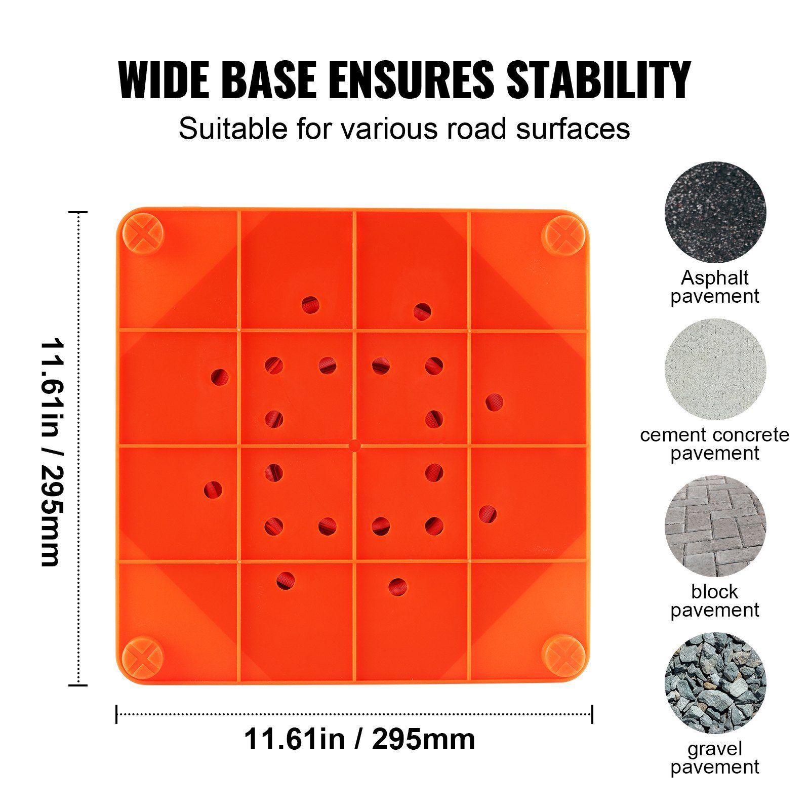 Safety Cones, 4 Pack 28 Inch Collapsible Traffic Cones, Construction Cones With Reflective Collars, Wide Base And A Storage Bag, For Traffic Control, Driving Training, Parking Lots - Image 4