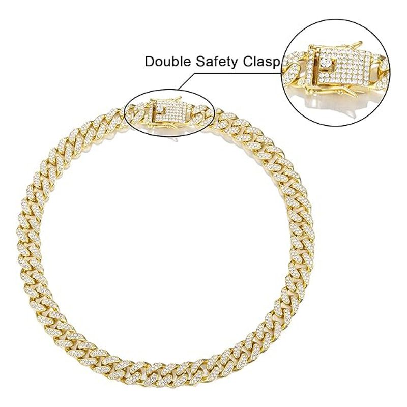 13mm Width Football Pendant Necklace,Number 23 Chain Iced Out Pendant Necklace, 3D Diamond Gold Zinc Alloy Stainless Steel Religious Zircon - Image 7