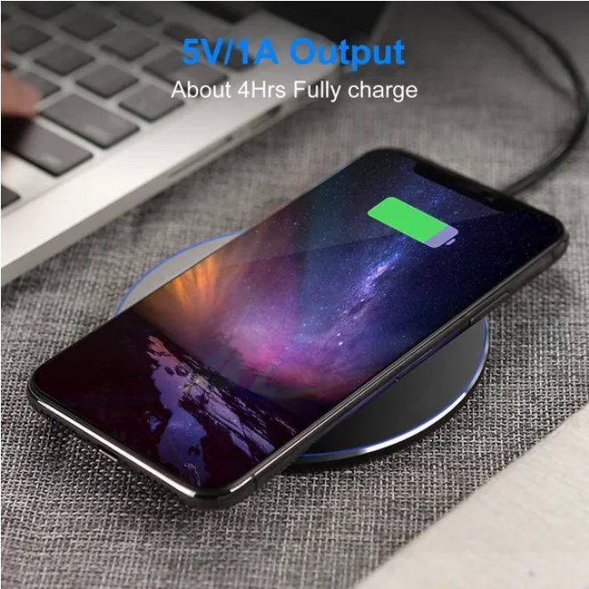 Wireless Charger Qi Certified Ultra Slim 5W Charging Pad - Image 3