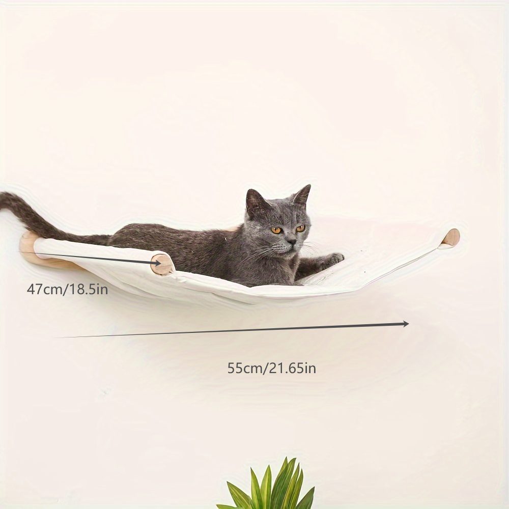 Wall Cat Tree - Space-Saving, Versatile Indoor Activity Center With Sisal Rope Scratching Board, Wooden Furniture, And Climbing Tube For Large And Small Cats - Perfect For Indoor Spaces - Image 7