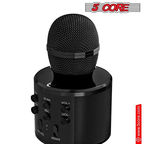 5 Core Microphone Wireless Karaoke Mic With Speaker 3 In 1 Portable Bluetooth Microfono Inalambrico - Image 3