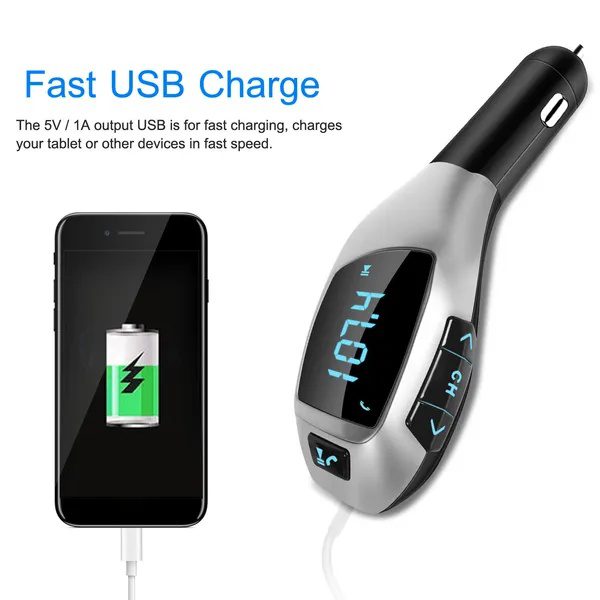 Car FM Wireless Transmitter USB Charge Hands-free Call MP3 Player - Image 5