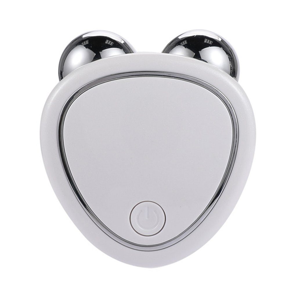 Portable Facial Micro-current Beauty Instrument For Lifting Thinning And Reducing Edema With Double Roller Massager - Image 5