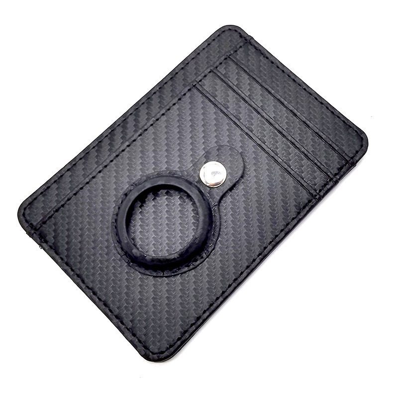Rfid Card Holder Men Wallets Money Bag Male Black Short Purse Small Leather Slim Wallets Mini Wallets For Airtag Air Tag - Image 9
