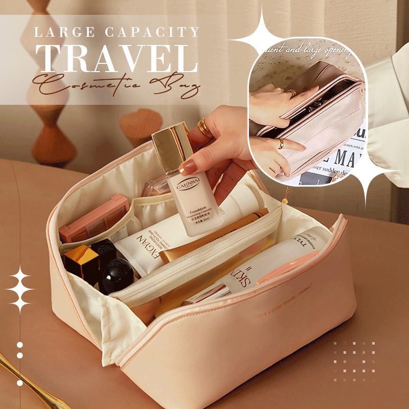 Travel Cosmetic Bag Large Capacity Multifunction Travel Cosmetic Bag Women Toiletries Organizer Female Storage Make Up Case Tool - Image 2