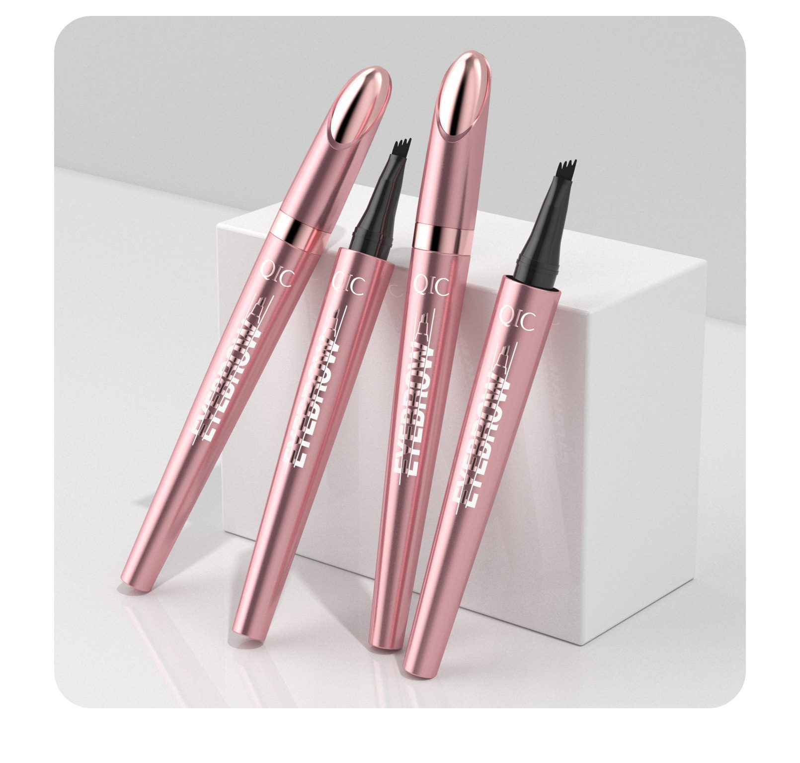 Waterproof And Smooth Not Smudge Four-fork Liquid Eyebrow Pencil - Image 6