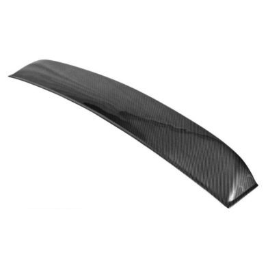 For Ford 2005-2014 Mustang Rear Window Visor Roof Spoiler Lip-Carbon Fiber Print