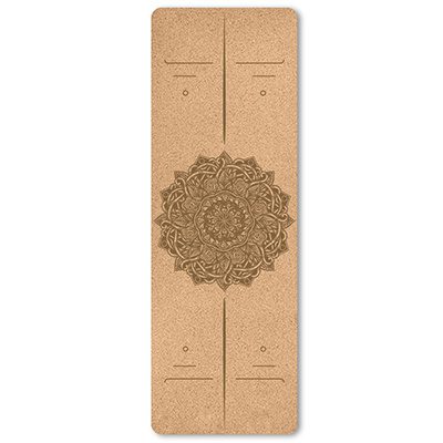 Portable Cork Yoga Non-Slip Exercise Mat Composite Environmentally Friendly TPE - Image 6