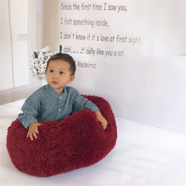Round Long Hairy Autumn And Winter Nest Pad Cat Mattress - Image 6
