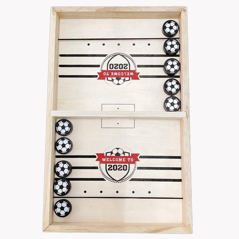Puck Game Fast Sling Wooden Parent-child Interactive Game Chess Prop - Image 3